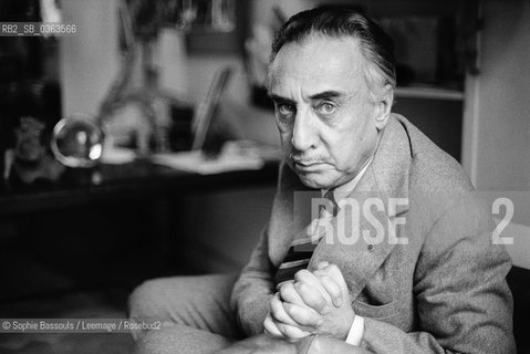 Portrait of Romain Gary, le 12 janvier 1978  ©Sophie Bassouls/Leemage/Rosebud2