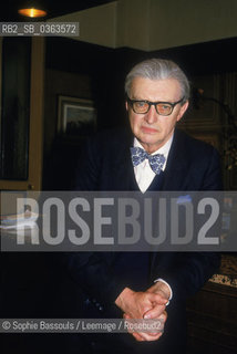 Portrait of David Gascoyne le 25 novembre 1989  ©Sophie Bassouls/Leemage/Rosebud2