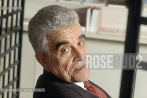 Portrait of Rene Girard at Paris, le 23 juin 1994  ©Sophie Bassouls/Leemage/Rosebud2