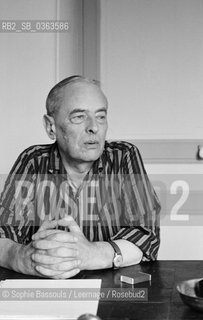 Portrait of Witold Gombrowicz, le 1 juillet 1967, Vence, France  ©Sophie Bassouls/Leemage/Rosebud2