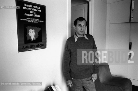 Portrait of Juan Goytisolo, le 21 fevrier 1977  ©Sophie Bassouls/Leemage/Rosebud2