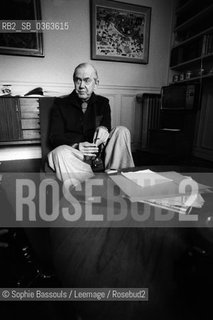 Portrait of Graham Greene, le 4 fevrier 1975  ©Sophie Bassouls/Leemage/Rosebud2