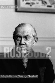 Portrait of Graham Greene, le 4 fevrier 1975  ©Sophie Bassouls/Leemage/Rosebud2