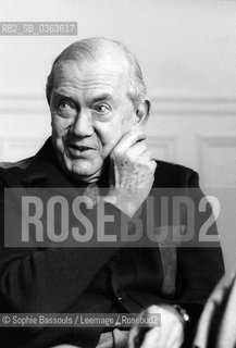 Portrait of Graham Greene, le 4 fevrier 1975  ©Sophie Bassouls/Leemage/Rosebud2