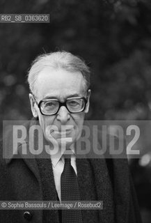 Portrait of Henri Guillemin le 3 fevrier 1981  ©Sophie Bassouls/Leemage/Rosebud2