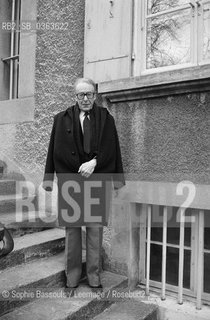 Portrait of Henri Guillemin le 3 fevrier 1981  ©Sophie Bassouls/Leemage/Rosebud2