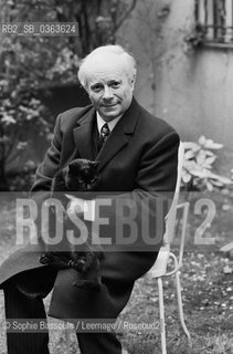 Portrait of Paul Guth, le 22 fevrier 1985  ©Sophie Bassouls/Leemage/Rosebud2