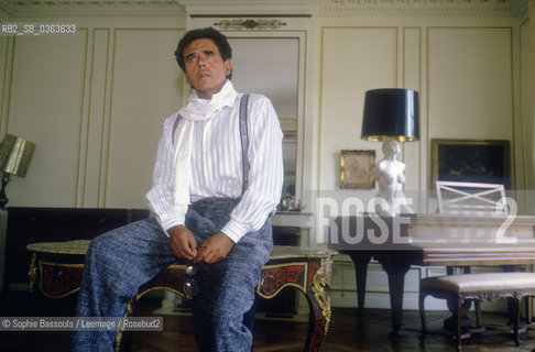 Portrait of Jean-Edern (Jean Edern) Hallier le 27 juin 1986  ©Sophie Bassouls/Leemage/Rosebud2