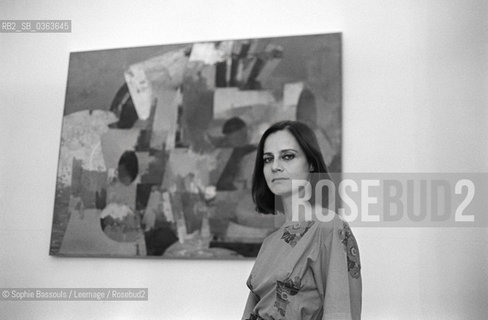 Portrait of France Huser at Paris, le 12 septembre 1986  ©Sophie Bassouls/Leemage/Rosebud2