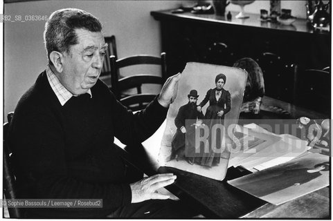 Portrait of Roger Ikor, le 2 mars 1976  ©Sophie Bassouls/Leemage/Rosebud2