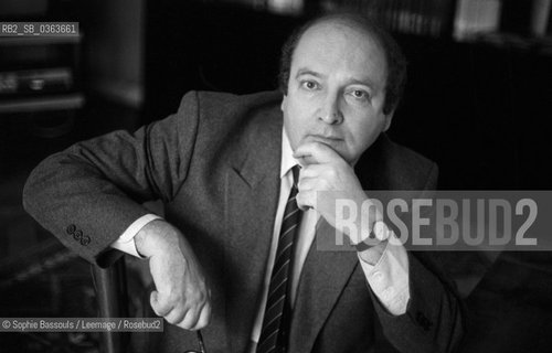 Portrait of Dominique Jamet, le 19 mars 1991, Paris  ©Sophie Bassouls/Leemage/Rosebud2