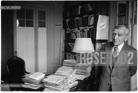 Portrait of Vladimir Jankelevitch le 9 janvier 1980  ©Sophie Bassouls/Leemage/Rosebud2