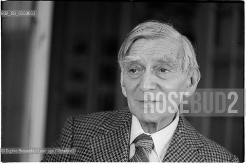 Portrait of Vladimir Jankelevitch le 9 janvier 1980  ©Sophie Bassouls/Leemage/Rosebud2