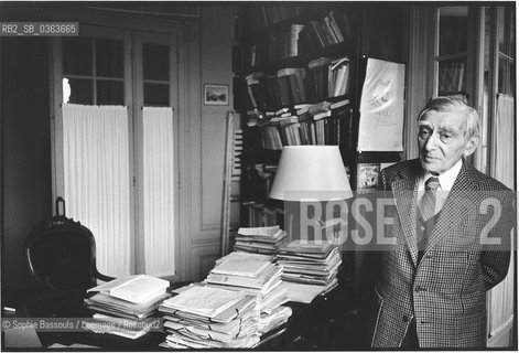 Portrait of Vladimir Jankelevitch le 9 janvier 1980  ©Sophie Bassouls/Leemage/Rosebud2