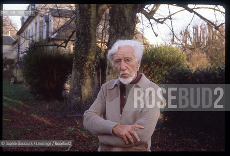 Portrait of Bertrand de Jouvenel, le 20 aout 1975  ©Sophie Bassouls/Leemage/Rosebud2