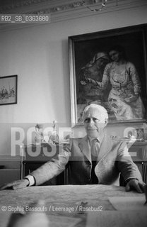 Portrait of Ernst Junger le 22 janvier 1980  ©Sophie Bassouls/Leemage/Rosebud2