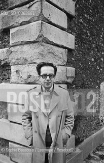 Portrait of Ismail Kadare at Paris, le 14 avril 1987  ©Sophie Bassouls/Leemage/Rosebud2