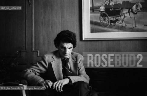 Portrait of Jerzy Kosinski, le 7 mai 1976  ©Sophie Bassouls/Leemage/Rosebud2