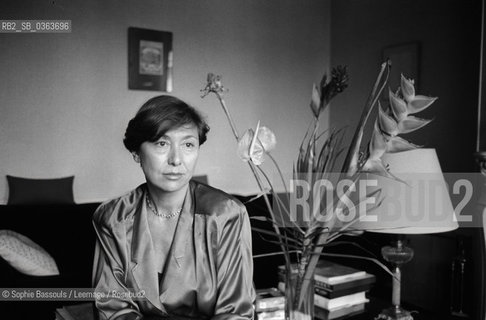 Portrait of Julia Kristeva at Paris, le 27 fevrier 1987  ©Sophie Bassouls/Leemage/Rosebud2