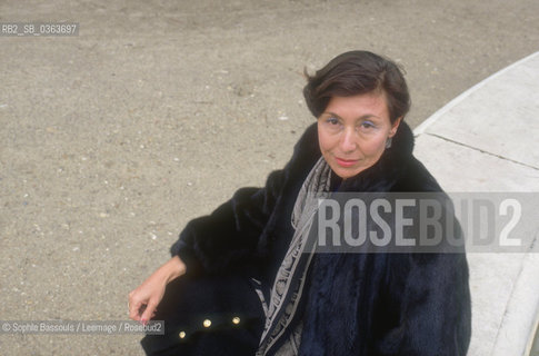 Portrait of Julia Kristeva at Paris, le 27 fevrier 1987  ©Sophie Bassouls/Leemage/Rosebud2