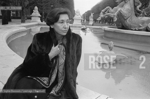 Portrait of Julia Kristeva at Paris, le 27 fevrier 1987  ©Sophie Bassouls/Leemage/Rosebud2