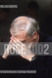 Emission Apostrophes - Portrait of Milan Kundera le 27 janvier 1984  ©Sophie Bassouls/Leemage/Rosebud2