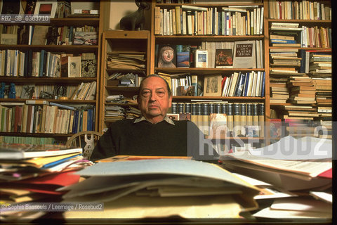 Portrait of Jacques Le Goff le 29 janvier 1999  ©Sophie Bassouls/Leemage/Rosebud2