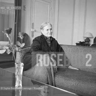 20 Mar 1995, Paris, France --- British Novelist and Playwright Doris Lessing  ©Sophie Bassouls/Leemage/Rosebud2