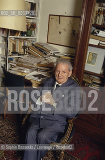 Portrait of Emmanuel Levinas, le 22 mars 1993, Paris  ©Sophie Bassouls/Leemage/Rosebud2