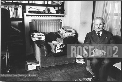 Portrait of Emmanuel Levinas, le 22 mars 1993  ©Sophie Bassouls/Leemage/Rosebud2