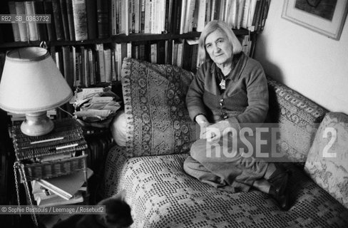 Portrait of Clara Malraux le 5 decembre 1978  ©Sophie Bassouls/Leemage/Rosebud2