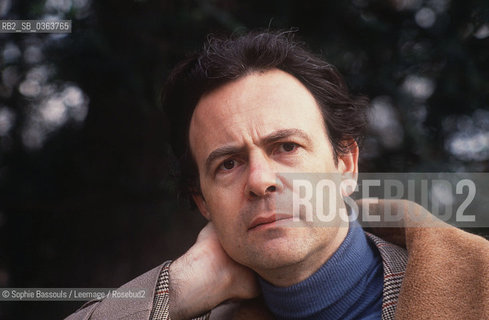 15 Mar 1989 --- French novelist Patrick Modiano  ©Sophie Bassouls/Leemage/Rosebud2