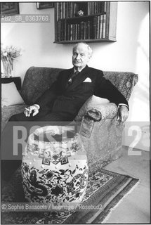 Portrait of Michel Mohrt le 1 fevrier 1989  ©Sophie Bassouls/Leemage/Rosebud2