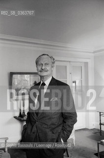 Portrait of Michel Mohrt le 1 fevrier 1989  ©Sophie Bassouls/Leemage/Rosebud2