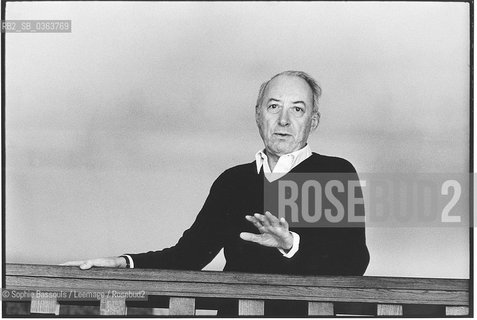 Portrait of Pierre Moinot le 25 septembre 1979  ©Sophie Bassouls/Leemage/Rosebud2