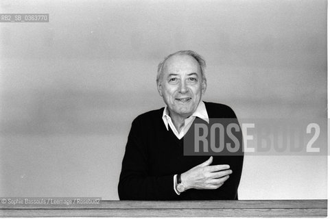 Portrait of Pierre Moinot le 25 septembre 1979  ©Sophie Bassouls/Leemage/Rosebud2