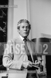 June 1975, France --- Biologist Jacques Monod  ©Sophie Bassouls/Leemage/Rosebud2