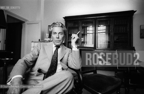 June 1975, France --- Biologist Jacques Monod  ©Sophie Bassouls/Leemage/Rosebud2