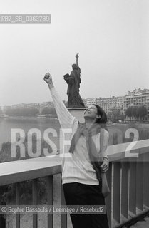 Portrait of Anka Muhlstein at Paris, le 17 octobre 1986  ©Sophie Bassouls/Leemage/Rosebud2