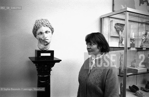 Portrait of Iris Murdoch, le 25 janvier 1977  ©Sophie Bassouls/Leemage/Rosebud2