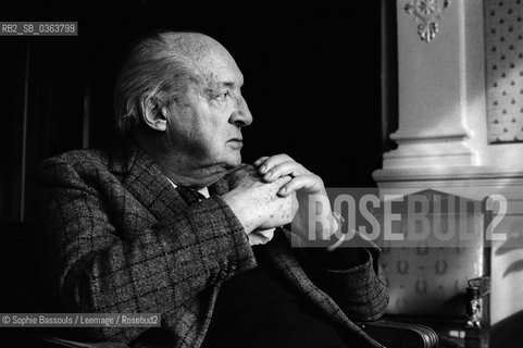 Portrait of Vladimir Nabokov, le 4 avril 1975  ©Sophie Bassouls/Leemage/Rosebud2