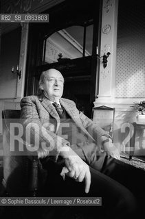 Portrait of Vladimir Nabokov, le 4 avril 1975  ©Sophie Bassouls/Leemage/Rosebud2