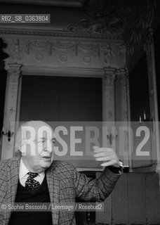 Portrait of Vladimir Nabokov, le 4 avril 1975  ©Sophie Bassouls/Leemage/Rosebud2