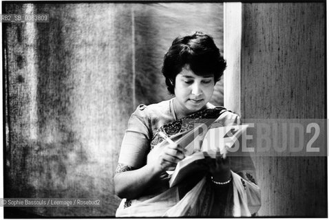 Taslima Nasreen, 30 novembre 1994  ©Sophie Bassouls/Leemage/Rosebud2