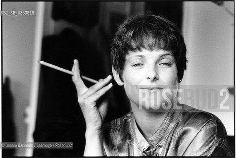 Marie Nimier, 18 juin 1990  ©Sophie Bassouls/Leemage/Rosebud2