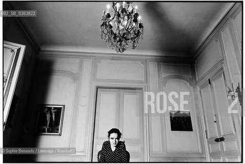 Amelie Nothomb, 24 septembre 1992  ©Sophie Bassouls/Leemage/Rosebud2