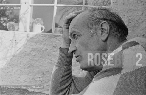 Portrait of Claude Ollier at Maule, le 25 juin 1986  ©Sophie Bassouls/Leemage/Rosebud2