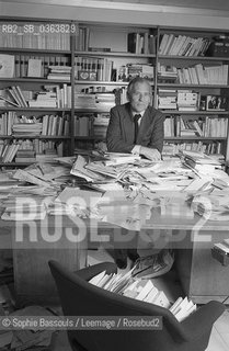 Portrait of Jean DOrmesson, le 14 janvier 1991  ©Sophie Bassouls/Leemage/Rosebud2