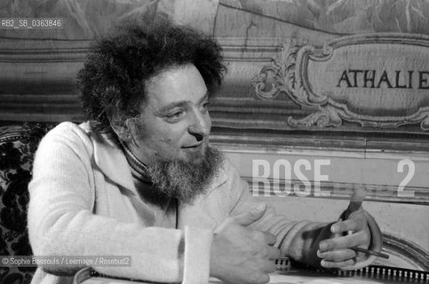 Portrait of Georges Perec le 27 novembre 1978  ©Sophie Bassouls/Leemage/Rosebud2