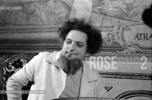 Portrait of Georges Perec le 27 novembre 1978  ©Sophie Bassouls/Leemage/Rosebud2